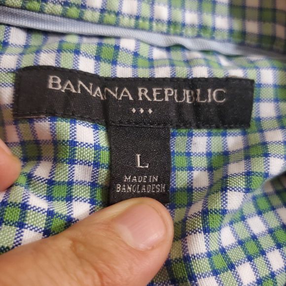 Banana Republic Long Sleeve Button Down Shirt Size Large - Picture 6 of 8